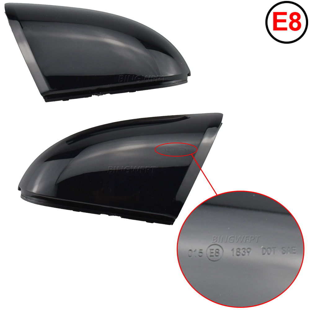 2pcs LED Side Rearview Mirror Dynamic Indicator Blinker Light Turn Signal Light For Dodge Ram 1500 2500 2009-2018