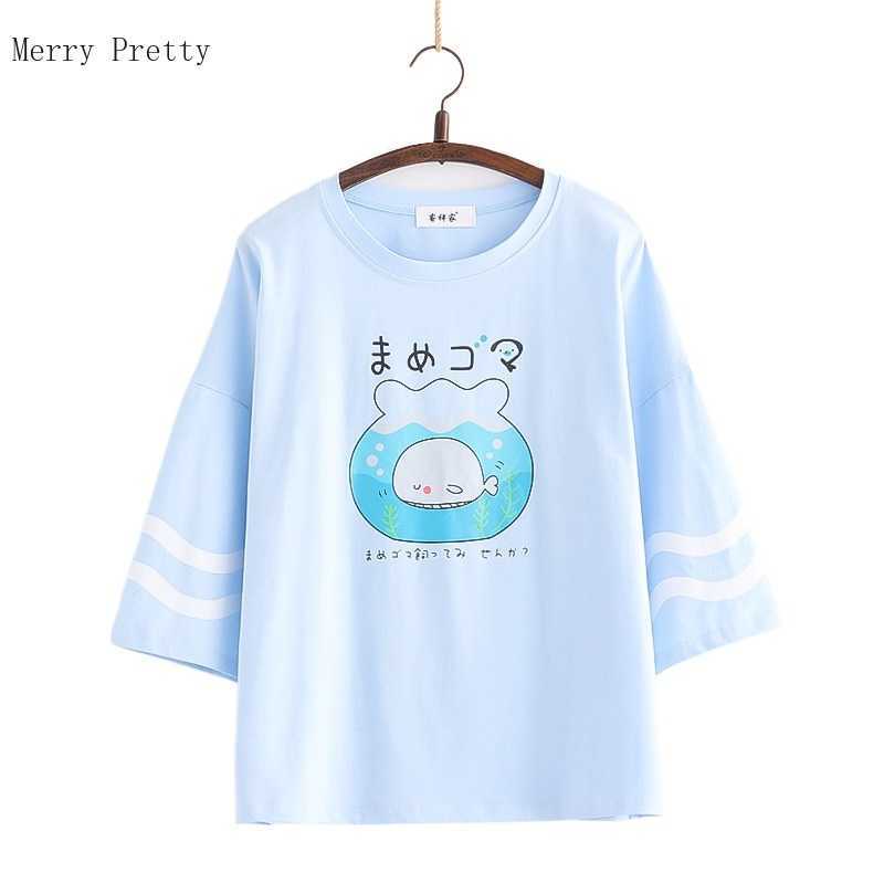 Harakuj Print Graphic T Shirts Summer Clothes for Women Short Sleeve O-neck Cotton Tee Shirt Sweet Style Kawaii Cute Tops 210526, Sky blue
Harakuj Print Graphic T Shirts Summer Clothes for Women Short Sleeve O-neck Cotton Tee Shirt Sweet Style Kawaii Cute Tops 210526, Sky blue