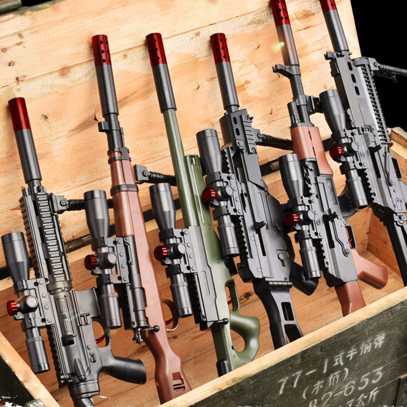 AWM 98K M24 G36 Groza Water Bullet Manual Toy Gun Pistol Small Size Creative Weapon For Kids Boys Birthday Gifts
AWM 98K M24 G36 Groza Water Bullet Manual Toy Gun Pistol Small Size Creative Weapon For Kids Boys Birthday Gifts