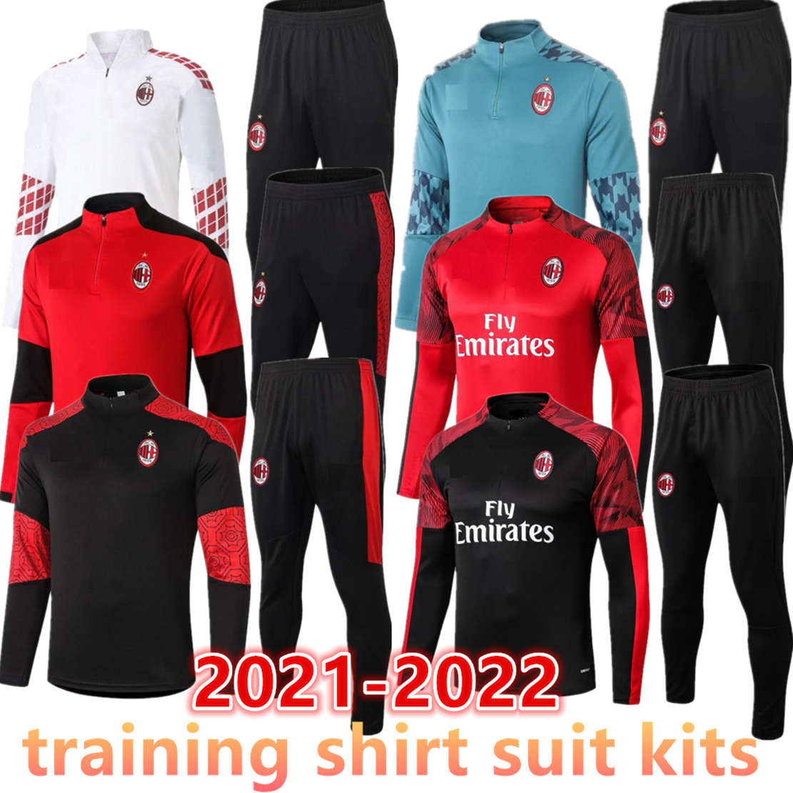2021 adult kit Long sleeves AC milan jacket uniforms tracksuits soccer jersey 20 21 train football coat training shirt suit kits, Colour 1
2021 adult kit Long sleeves AC milan jacket uniforms tracksuits soccer jersey 20 21 train football coat training shirt suit kits, Colour 1
