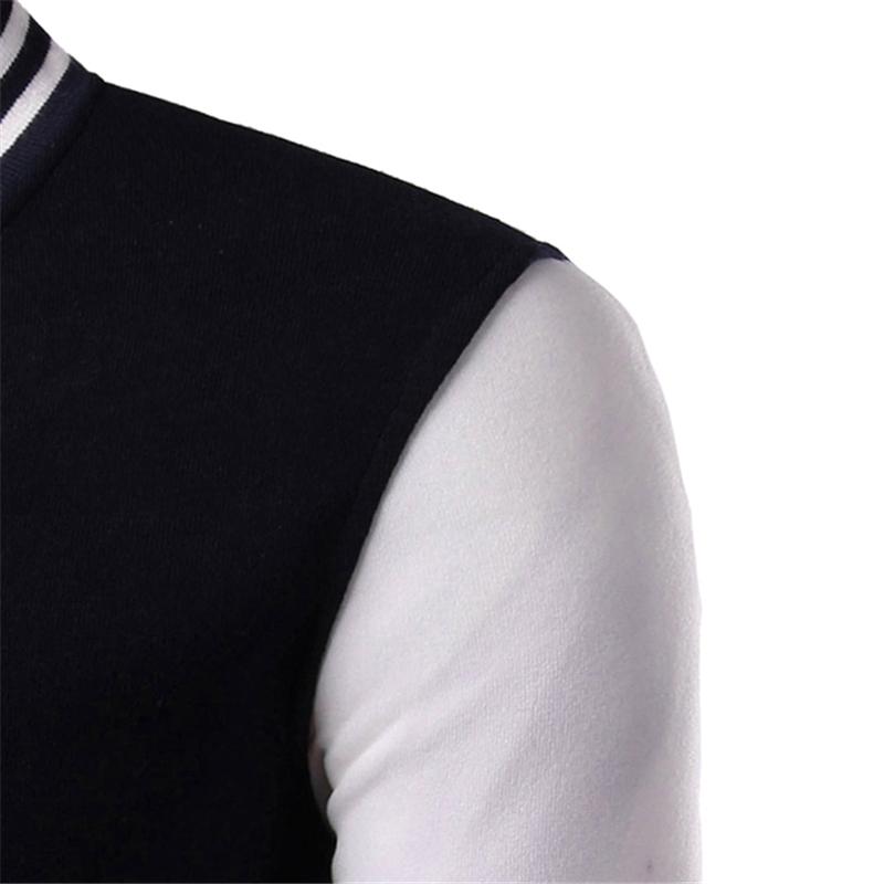Brand White Varsity Baseball Jacket Men/Women 2021 Fashion Slim Fit Fleece Cotton College Jackets For Fall Bomber Veste Homme Men's
