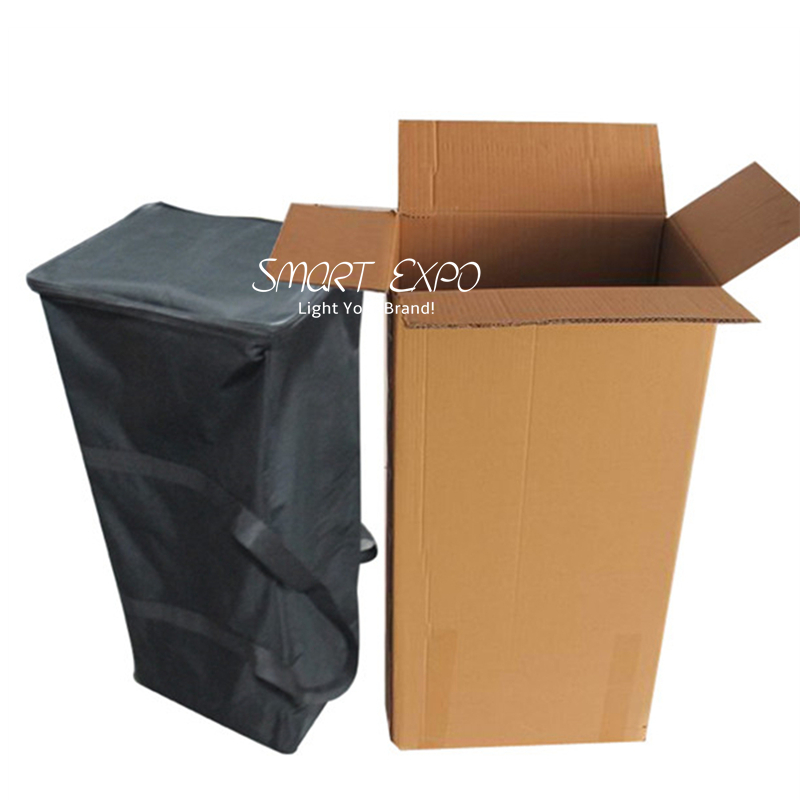 Fabric Pop Up 5ft W150xH225cm Straight Advertising Display with Custom Logo Printing Graphic for Exhibition Show and Store Promotion