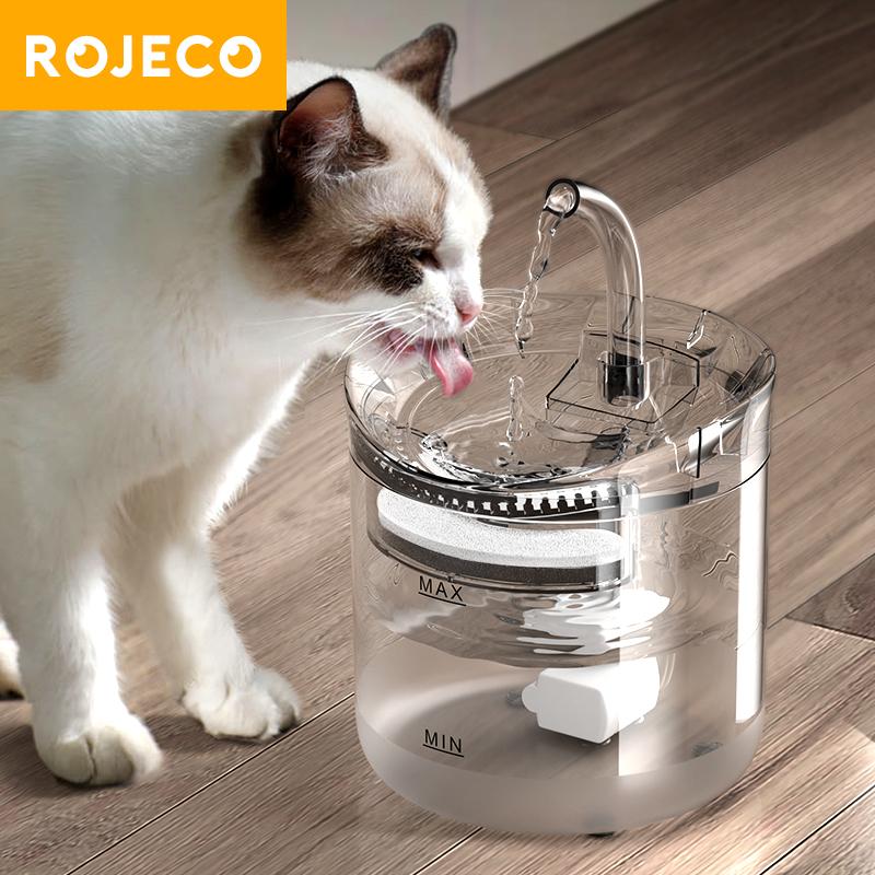 Cat Bowls & Feeders ROJECO 2L Automatic Water Fountain Charcoal Filter Drinker For Cats Dog Dispenser Pet Sensor Drinking
Cat Bowls & Feeders ROJECO 2L Automatic Water Fountain Charcoal Filter Drinker For Cats Dog Dispenser Pet Sensor Drinking