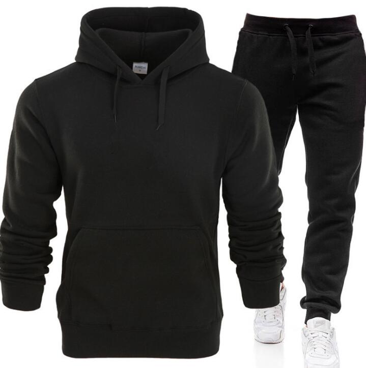 TracksuitsPullover casual suit solid color European American and women's fashion Plush men's hooded sweater for lovers, Lncrease freight
TracksuitsPullover casual suit solid color European American and women's fashion Plush men's hooded sweater for lovers, Lncrease freight