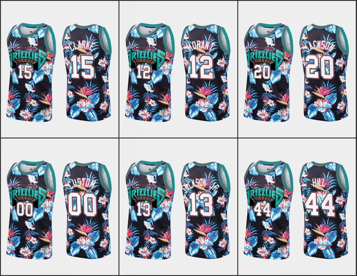 Memphis's Grizzlies's Men Ja Morant Jaren Jackson Jr. Brandon Clarke Solomon Hill Josh Jackson Custom Floral Fashion Black Jersey
Memphis's Grizzlies's Men Ja Morant Jaren Jackson Jr. Brandon Clarke Solomon Hill Josh Jackson Custom Floral Fashion Black Jersey