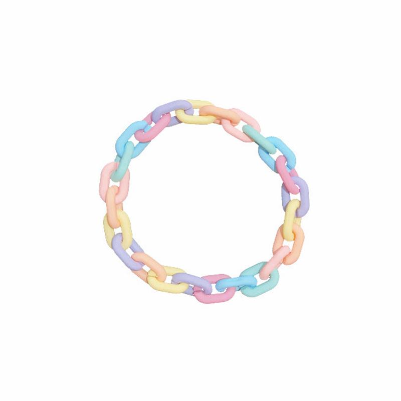 Link, Chain Women Lovely Bracelet Acrylic Rainbow Colorful Personality Candy Gifts For Girlfriends Charm Boho Style Jewelry
Link, Chain Women Lovely Bracelet Acrylic Rainbow Colorful Personality Candy Gifts For Girlfriends Charm Boho Style Jewelry