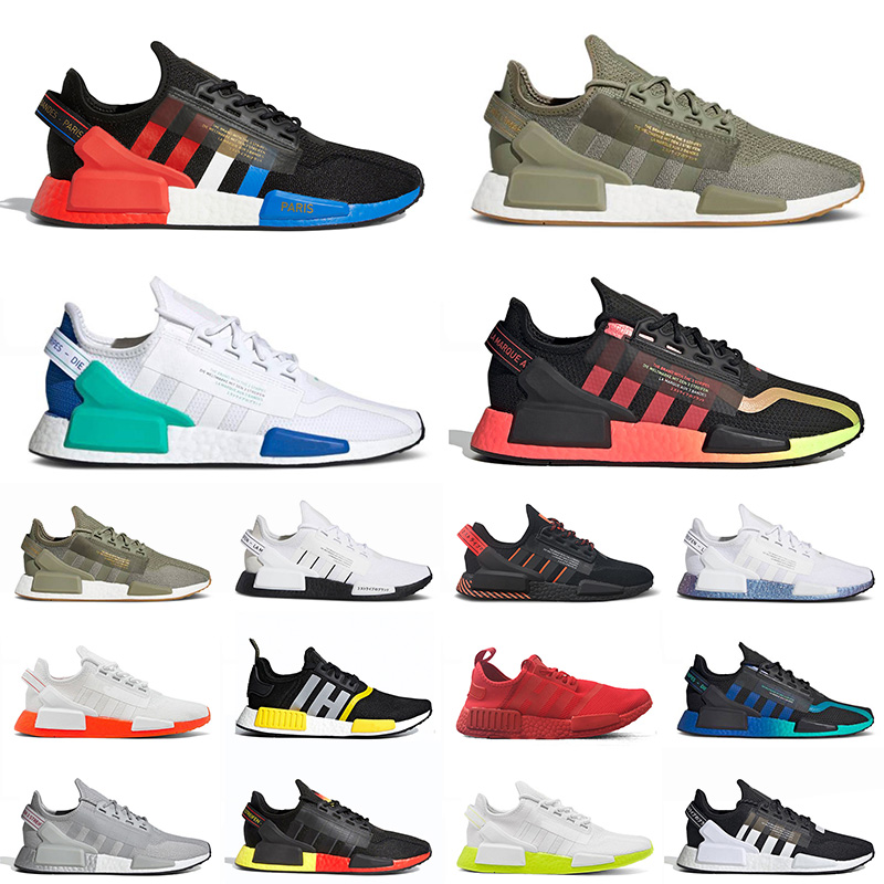 Top Fashion Sneakers 2021 NMD R1 V2 Running Shoes Men Women Paris Legacy Green White Cyan Gradient Neon Black Speckled Trainers Outdoor Tennis, C57 36-45-1
Top Fashion Sneakers 2021 NMD R1 V2 Running Shoes Men Women Paris Legacy Green White Cyan Gradient Neon Black Speckled Trainers Outdoor Tennis, C57 36-45-1