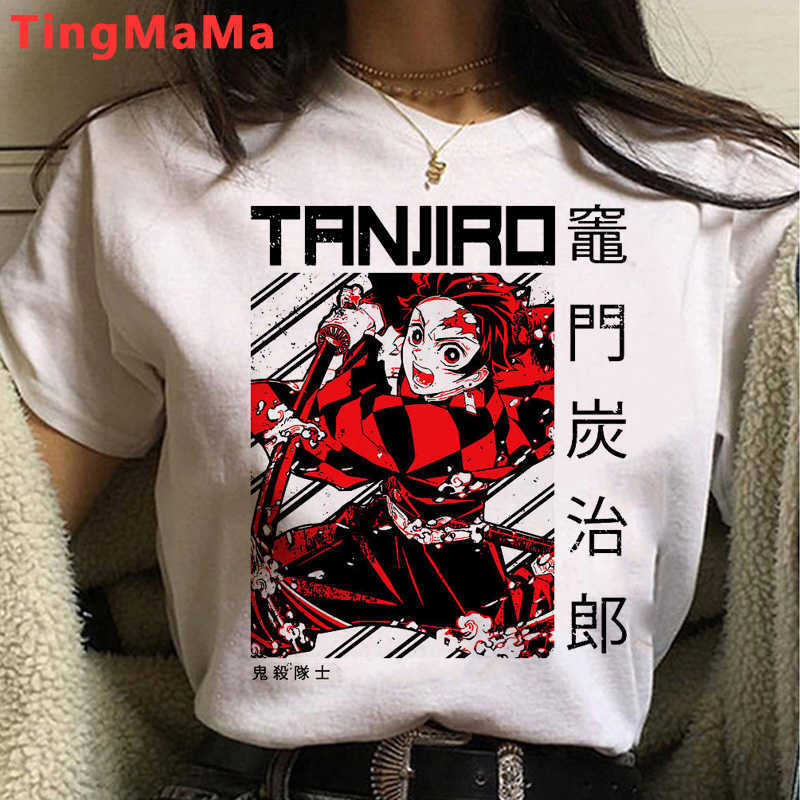 

Hot Japanese Anime Demon Slayer Graphic Tees Men Harajuku Cartoon Streetwear Kimetsu No Yaiba Funny T Shirt Unisex T-shirt Male X0621, 24780