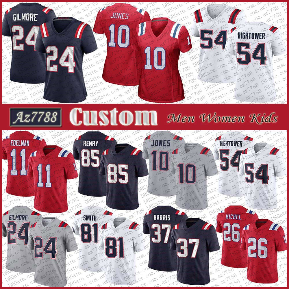 New 10 Mac Jones 37 Damien Harris Custom Men Women Kids England Football Jersey 85 Hunter Henry 9 Matthew Judon Donta Hightower Stephon Gilm, Black;red
New 10 Mac Jones 37 Damien Harris Custom Men Women Kids England Football Jersey 85 Hunter Henry 9 Matthew Judon Donta Hightower Stephon Gilm, Black;red