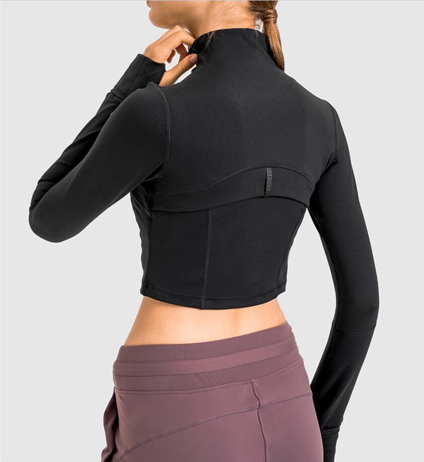 Lu-079 Women's Zipper Yoga Jacket Running Fitness Gym Clothes Stand Collar Slim Sports Coat Athletic Workout Short Style Tops Shirts, Black;brown
Lu-079 Women's Zipper Yoga Jacket Running Fitness Gym Clothes Stand Collar Slim Sports Coat Athletic Workout Short Style Tops Shirts, Black;brown