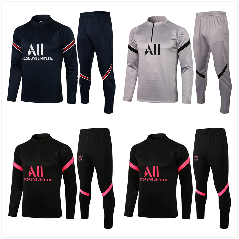 2021 2022 adult Long sleeve Jacket kit Soccer tracksuit set Paris tracksuits 21 22 MBAPPE LUCAS VERRATTI KEAN Football training suit, Home
2021 2022 adult Long sleeve Jacket kit Soccer tracksuit set Paris tracksuits 21 22 MBAPPE LUCAS VERRATTI KEAN Football training suit, Home