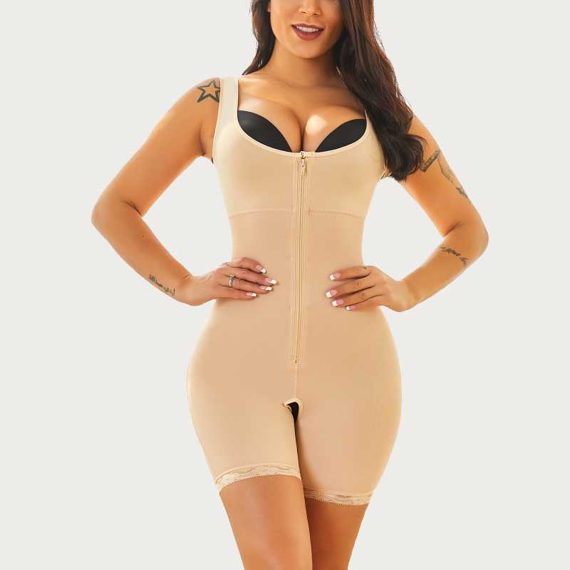Women' Shapers Fajas Shapewear Women Tummy Control BuLifter Thigh Slimmer Bodysuit Corset Zipper Abdomen Hip Lifting Body Shaper, Black
Women' Shapers Fajas Shapewear Women Tummy Control BuLifter Thigh Slimmer Bodysuit Corset Zipper Abdomen Hip Lifting Body Shaper, Black