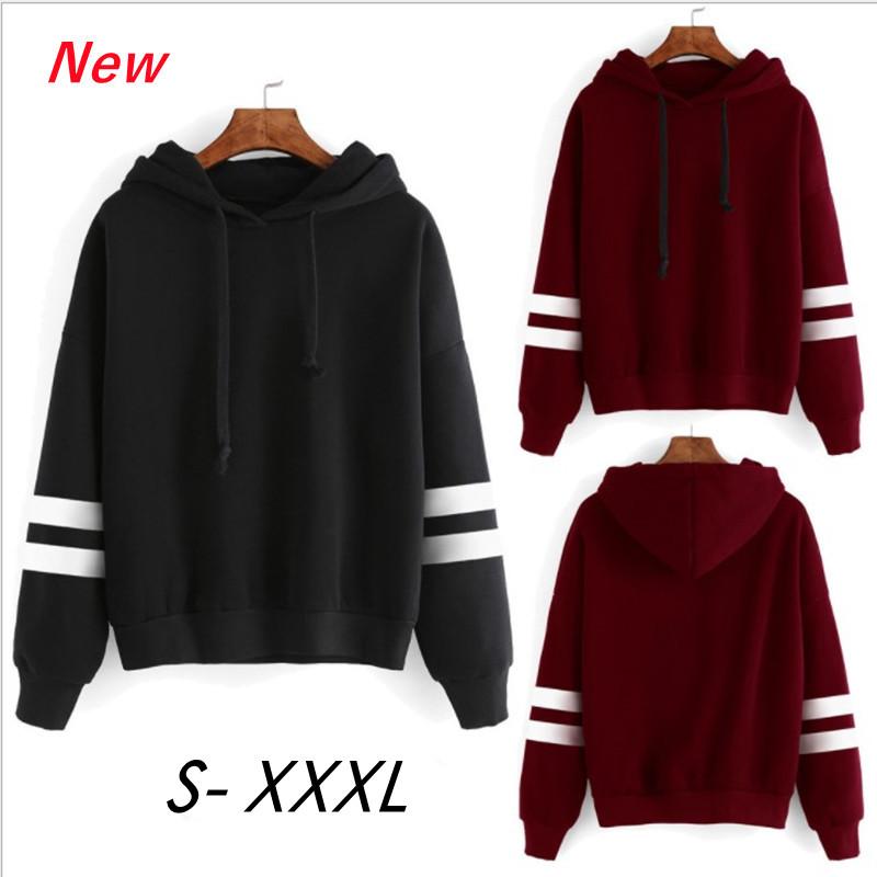Women' Hoodies & Sweatshirts 2021 Trend Autumn Winter Striped Casual Long Sleeve Sweatshirt Loose Solid Color Hooded Plus Size, Black
Women' Hoodies & Sweatshirts 2021 Trend Autumn Winter Striped Casual Long Sleeve Sweatshirt Loose Solid Color Hooded Plus Size, Black