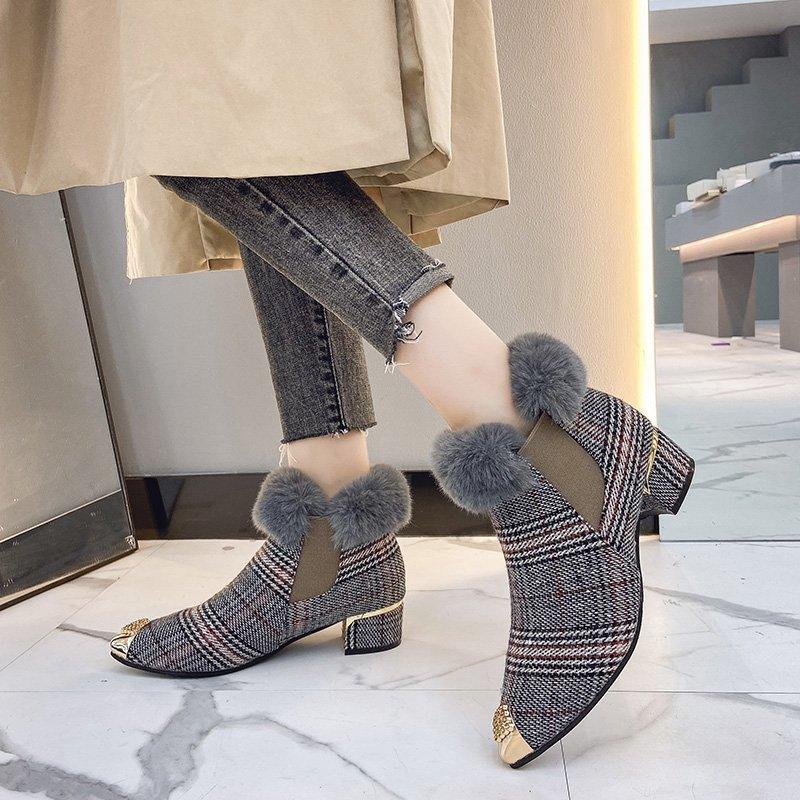 Boots 2021 Winter Women Plush Ankle Black Lady Casual Shoes Girls Platform Warm Female Thermal Botas Mujer, Brown
Boots 2021 Winter Women Plush Ankle Black Lady Casual Shoes Girls Platform Warm Female Thermal Botas Mujer, Brown