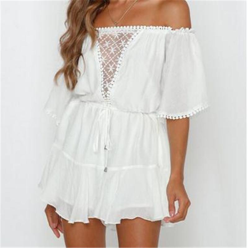 Women' Jumpsuits & Rompers Womens Boho Jumpsuit Elegant Playsuit Romper Summer Bodycon Enterizos Para Mujer Largos Elegantes Party Beach Sh, White
Women' Jumpsuits & Rompers Womens Boho Jumpsuit Elegant Playsuit Romper Summer Bodycon Enterizos Para Mujer Largos Elegantes Party Beach Sh, White
