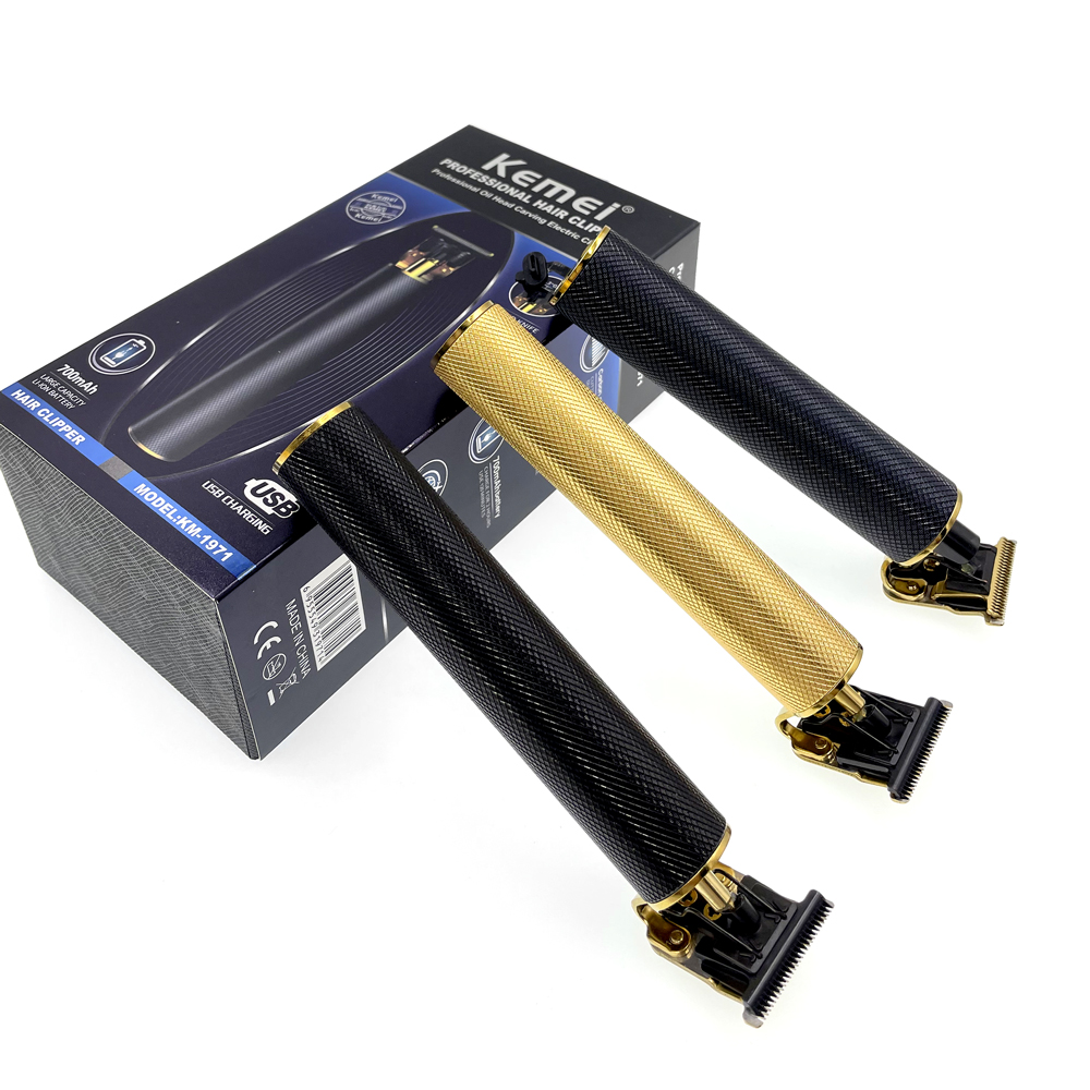 Kemei 1971 Pro Li T-Outliner Skeleton Heavy Hitter Cordless Trimmer Men 0mm Baldheaded Hair Clipper Finish Hair Cutting Machine
Kemei 1971 Pro Li T-Outliner Skeleton Heavy Hitter Cordless Trimmer Men 0mm Baldheaded Hair Clipper Finish Hair Cutting Machine