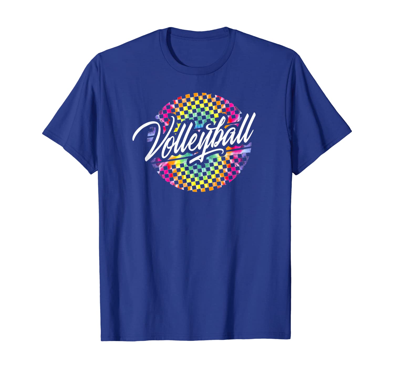 Volleyball Checkered Tie Dye Multi Color Great Gift Girls T-Shirt, White;black
Volleyball Checkered Tie Dye Multi Color Great Gift Girls T-Shirt, White;black