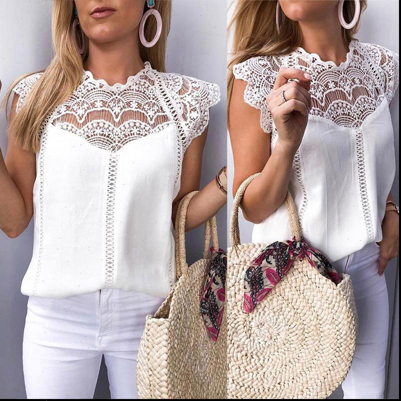 summer and lace women shirt patchwork sleeveless solid blusas roupa feminina, White
summer and lace women shirt patchwork sleeveless solid blusas roupa feminina, White