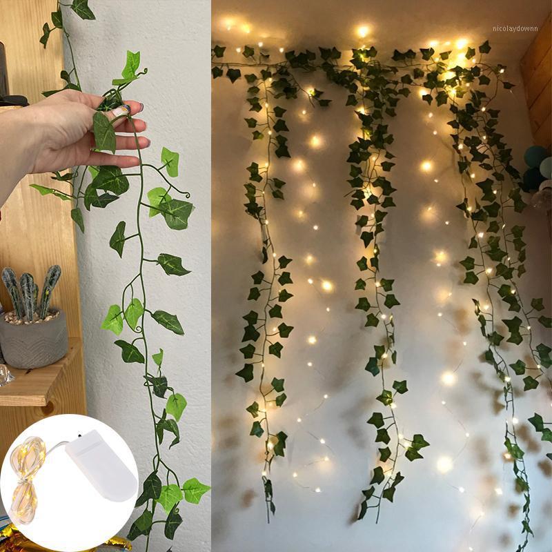 Decorative Flowers & Wreaths 1 Piece Artificial Ivy Plants Creeper Leaves For Decoration Fake Vines Hanging On The Wall DIY With LED String
Decorative Flowers & Wreaths 1 Piece Artificial Ivy Plants Creeper Leaves For Decoration Fake Vines Hanging On The Wall DIY With LED String