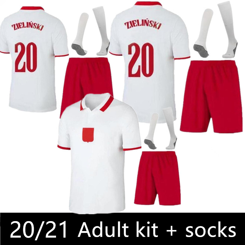 2021 2022 Polska Soccer Jerseys set LEWANDOWSKI national team football Shirts Home white MILIK PISZCZEK PIATEK GROSICKI Adult kit+socks, Black;yellow
2021 2022 Polska Soccer Jerseys set LEWANDOWSKI national team football Shirts Home white MILIK PISZCZEK PIATEK GROSICKI Adult kit+socks, Black;yellow