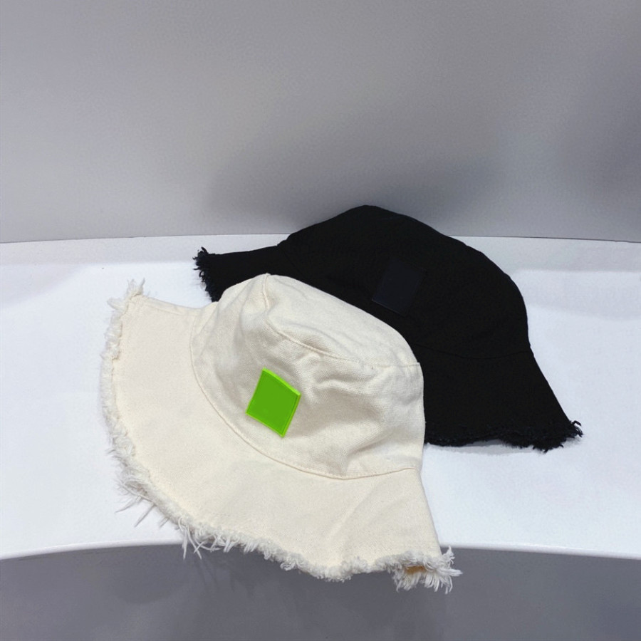 Fashion Bucket Hat with Letters Man Woman Unisex Breathable Stingy Brim Hats Street Canvas Cap 2 Color Highly Quality
