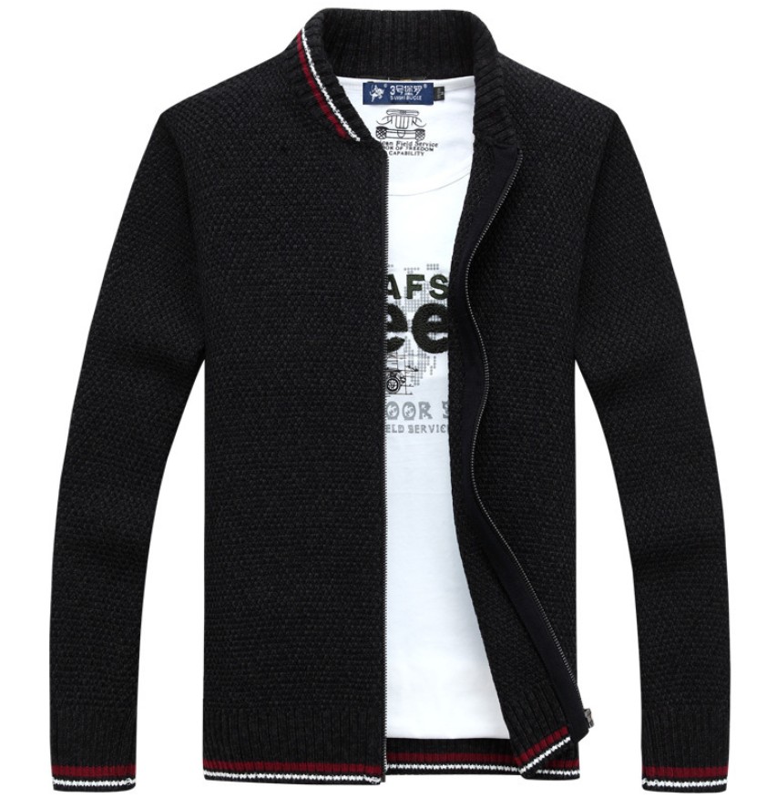 Men's Designer Thick Fleece Sweaters Lined Full Zipper Cardigan Sweater Stand Collar Knitted Outwear -3XL, One gift
Men's Designer Thick Fleece Sweaters Lined Full Zipper Cardigan Sweater Stand Collar Knitted Outwear -3XL, One gift