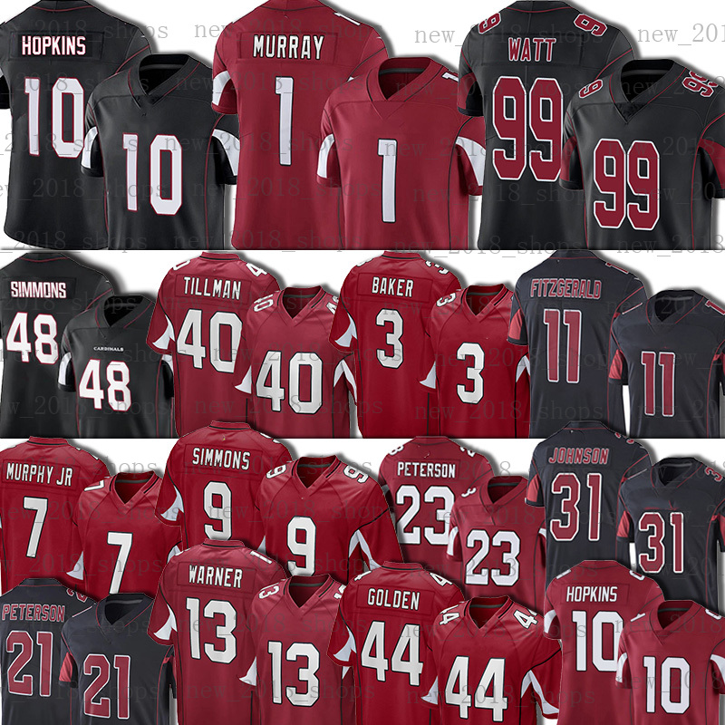 99 J.J. Watt Jersey 1 Kyler Murray DeAndre Hopkins Larry Fitzgerald Budda Baker Football Pat Tillman Byron Murphy Jr. Isaiah Simmons ArizonaCardinalsPeterson, Custom men jersey
99 J.J. Watt Jersey 1 Kyler Murray DeAndre Hopkins Larry Fitzgerald Budda Baker Football Pat Tillman Byron Murphy Jr. Isaiah Simmons ArizonaCardinalsPeterson, Custom men jersey