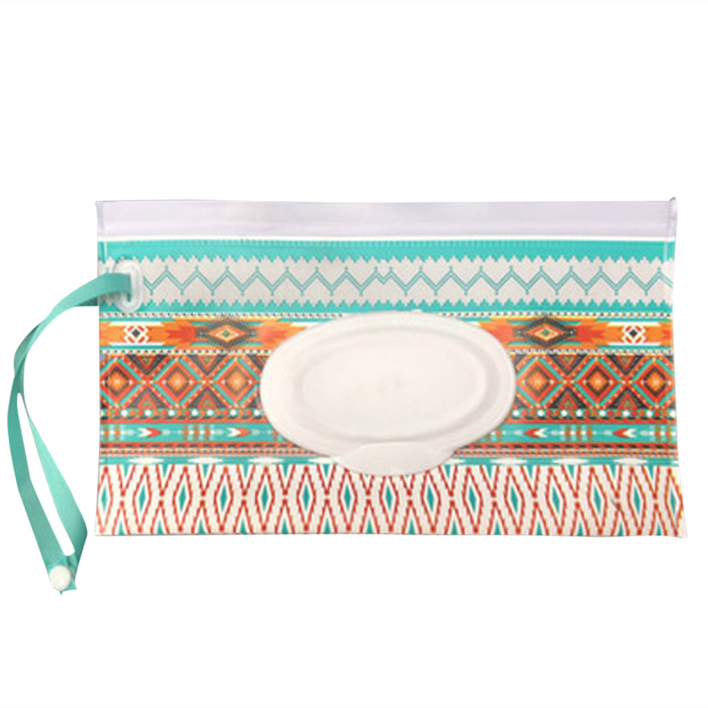 Handsome of the printed animated drawings home tissue box clean eco-friendly wet wipe box clamshell belt snap container in case 1pc