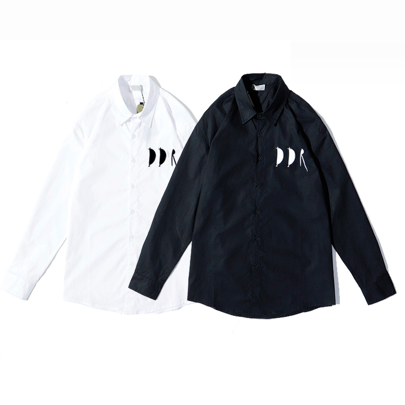 Mens Womnes Designers Shirts Fashion Casual Men Slim Fit Long Sleeve Business Dress Shirt Stripe Women Man Clothing Solid Color Clothes Christianes
Mens Womnes Designers Shirts Fashion Casual Men Slim Fit Long Sleeve Business Dress Shirt Stripe Women Man Clothing Solid Color Clothes Christianes
