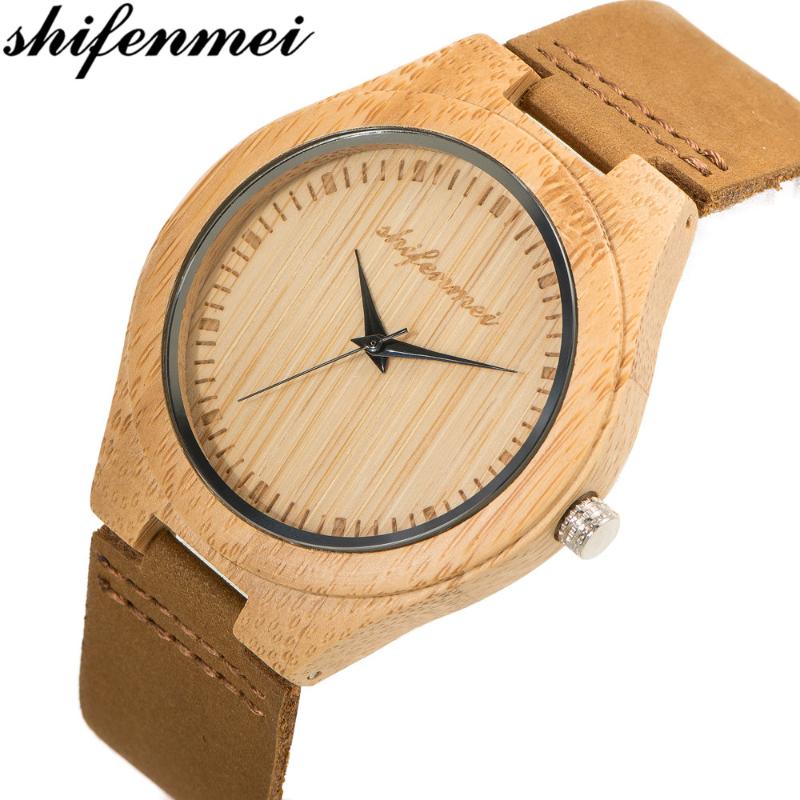 Wristwatches Shifenmie Women Watches Top Handmade Engraved Quartz Wooden Watch Retro Leather Ladies Clock Relogio Feminino 2140, Slivery;brown
Wristwatches Shifenmie Women Watches Top Handmade Engraved Quartz Wooden Watch Retro Leather Ladies Clock Relogio Feminino 2140, Slivery;brown