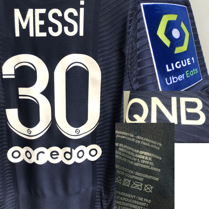 Collectable 2021 Match Worn Player Issue Messi Maillot With Wash Tag Mbappe Neymar Jr Cusomize Any Name Number Soccer Nameset Patch Printing
Collectable 2021 Match Worn Player Issue Messi Maillot With Wash Tag Mbappe Neymar Jr Cusomize Any Name Number Soccer Nameset Patch Printing