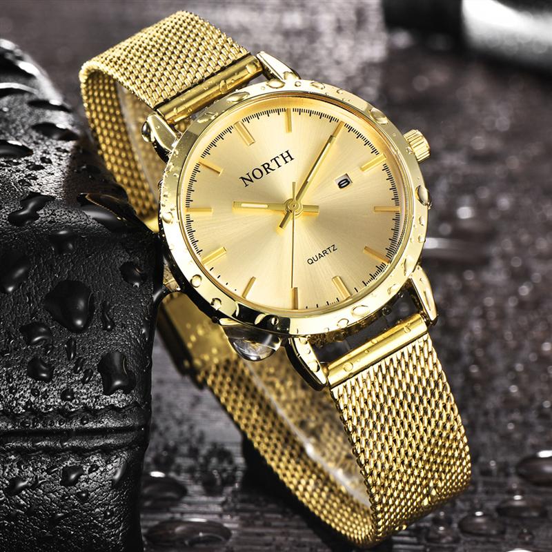 Wristwatches Fashion Casual NORTH Quartz Watch Woman Steel Mesh Belt Women Sport Watces Gold Business Wristwatch Girl Relogio Masculino, Silver white
Wristwatches Fashion Casual NORTH Quartz Watch Woman Steel Mesh Belt Women Sport Watces Gold Business Wristwatch Girl Relogio Masculino, Silver white