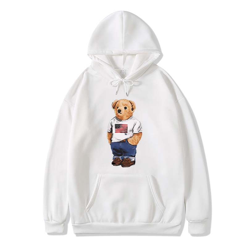 2021 new Korean fashion teddy bear cute street fashion sweater casual print hoodie, Black
2021 new Korean fashion teddy bear cute street fashion sweater casual print hoodie, Black