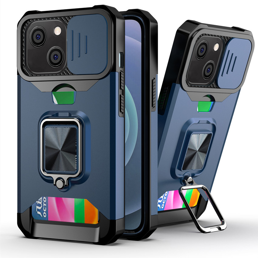 Shockproof Hybrid PC TPU Armor Car Holder Magnet Defender Phone Cases For iphone 13 pro max 12 11 XR 8 PLUS Card Pocket Finger Ring Cover, Black
Shockproof Hybrid PC TPU Armor Car Holder Magnet Defender Phone Cases For iphone 13 pro max 12 11 XR 8 PLUS Card Pocket Finger Ring Cover, Black