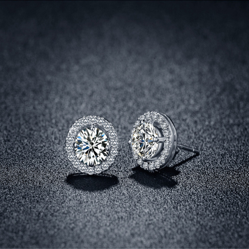Crystal Cubic Zirconia Diamond Earrings Stud Engagement Wedding Ear Rings for women Gift Fashion Jewelry Will and Sandy, Golden;silver
Crystal Cubic Zirconia Diamond Earrings Stud Engagement Wedding Ear Rings for women Gift Fashion Jewelry Will and Sandy, Golden;silver