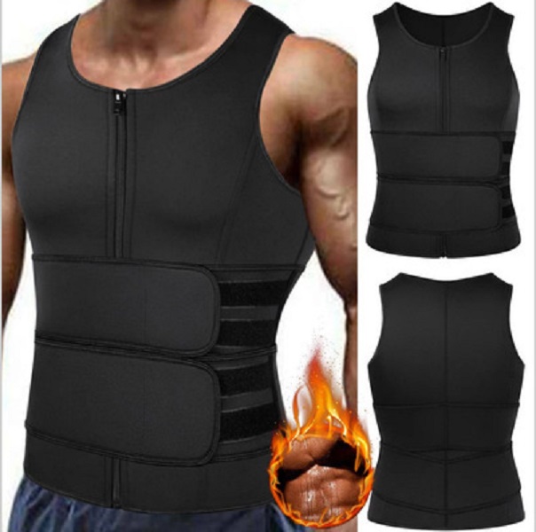 Men's Body Shapers Neoprene Zipper Waist Trainer Vest Tank Top Abdomen Trimmer Slimming Shaper Corset With Two Belt Sweat Sauna Shapewear
Men's Body Shapers Neoprene Zipper Waist Trainer Vest Tank Top Abdomen Trimmer Slimming Shaper Corset With Two Belt Sweat Sauna Shapewear