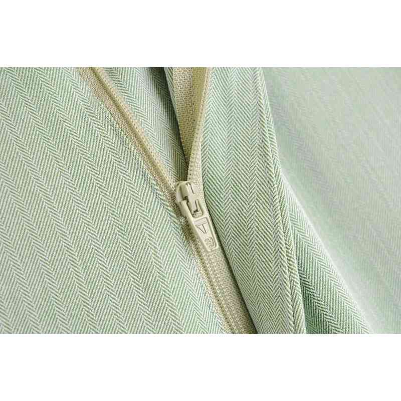 fashion women long pants autumn loose casual ladies elegant female trousers green girls zippers 210430