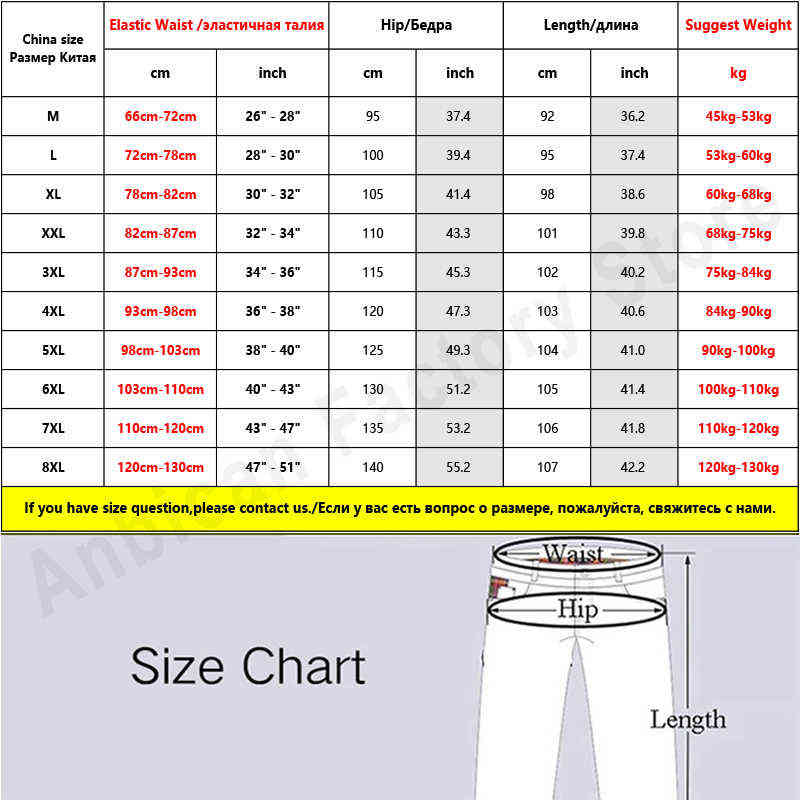 Plus Size Harem Jeans Men Stretched Denim Pants Streetwear Black Joggers Casual Baggy Trousers 6XL 7XL 8XL 211111