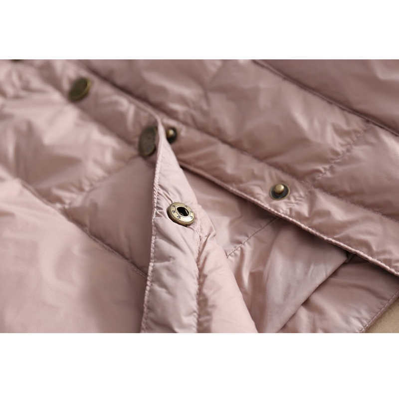 SEDUTMO Winter Duck Down Coat Women Ultra Light Short Oversize Thin Jackets Autumn Casual Slim Puffer Jacket Parkas ED1103 210819