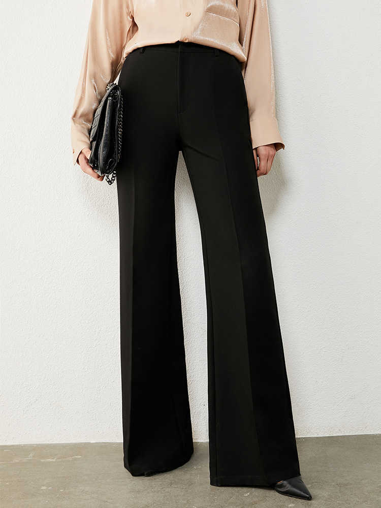 Minimalism Autumn Winter Women's Pant Fashion Causal Solid High Waist Long Pants Female 12030450 210527