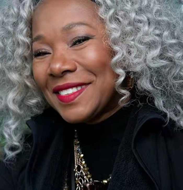 Pure grey deep curly ponytail hairpiece african american silver gray women pony tail chignon updo hair extension 120g