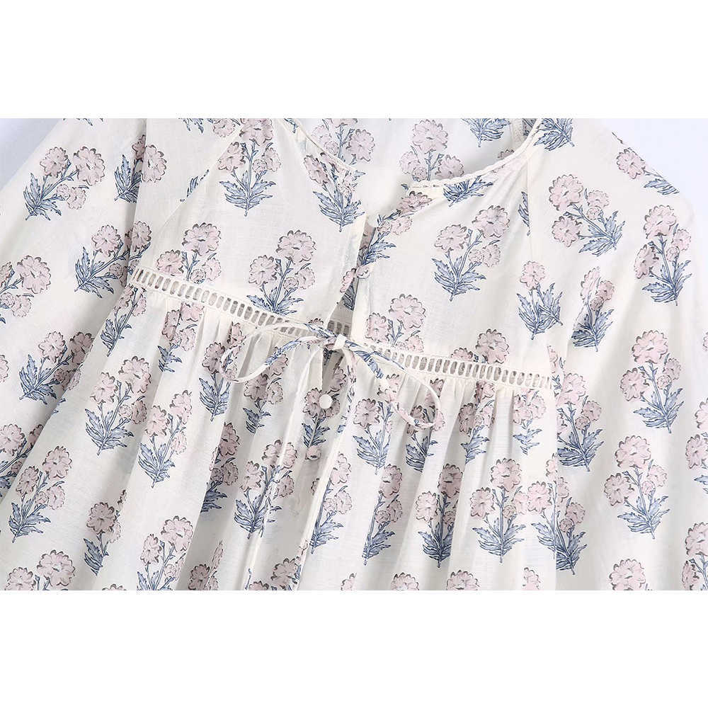 Summer Dress Women Long Sleeves elegant Casual Fashion Chic Lady Patchwork Dress Woman Floral Maxi Dresses Robe Femme 210709