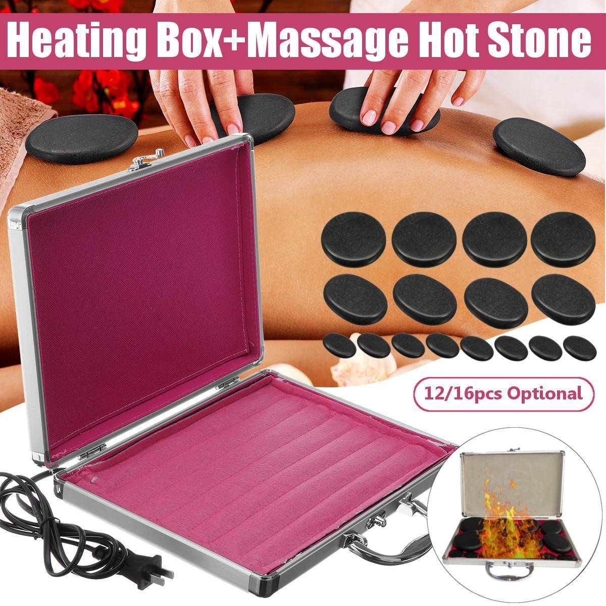220V Electric Heating Box Warmer Heater Device Salon SPA Beauty 16 Pcs 3 Sizes Volcanic Massage Stones Massager Hot Stones Kit X0426
220V Electric Heating Box Warmer Heater Device Salon SPA Beauty 16 Pcs 3 Sizes Volcanic Massage Stones Massager Hot Stones Kit X0426