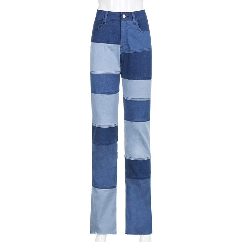 2011patchwork flare mom jeans women vintage aesthetic wide leg oversize high waist denim y2k streetwear pants baggy trouser iamy, Blue
2011patchwork flare mom jeans women vintage aesthetic wide leg oversize high waist denim y2k streetwear pants baggy trouser iamy, Blue