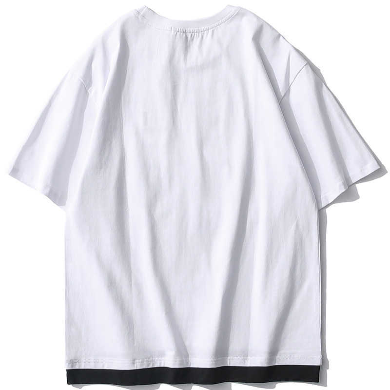 Aolamegs T-shirt Men Japanese Anime Boy Kanji Printed Casual Streetwear Summer Fashion Harajuku College Style Tops Clothing 210604