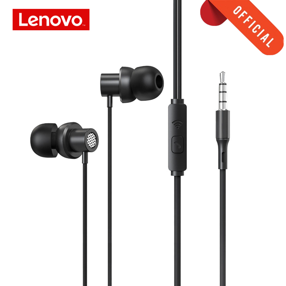 Earphones Lenovo Thinkplus Tw13 Wired Headphone With Mic 3.5Mm Jack Ear Phones Auriculares Black 
Earphones Lenovo Thinkplus Tw13 Wired Headphone With Mic 3.5Mm Jack Ear Phones Auriculares Black