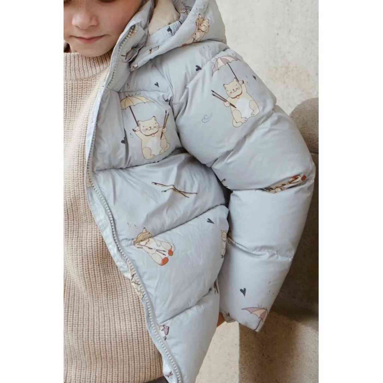 Konges Winter 95% White Duck Down Boys Girls Coat Kids Cherry Windproof Waterproof Warm Jacket Baby Child Ski Clothes 211027