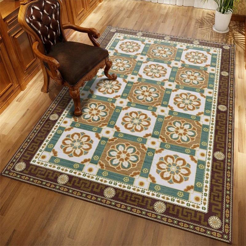 Carpets Madream American Chinese Room Carpet Geometric Print Ethnic Style Luxury Modern Living Rug Non-Slip Bedroom Beside Mats
Carpets Madream American Chinese Room Carpet Geometric Print Ethnic Style Luxury Modern Living Rug Non-Slip Bedroom Beside Mats