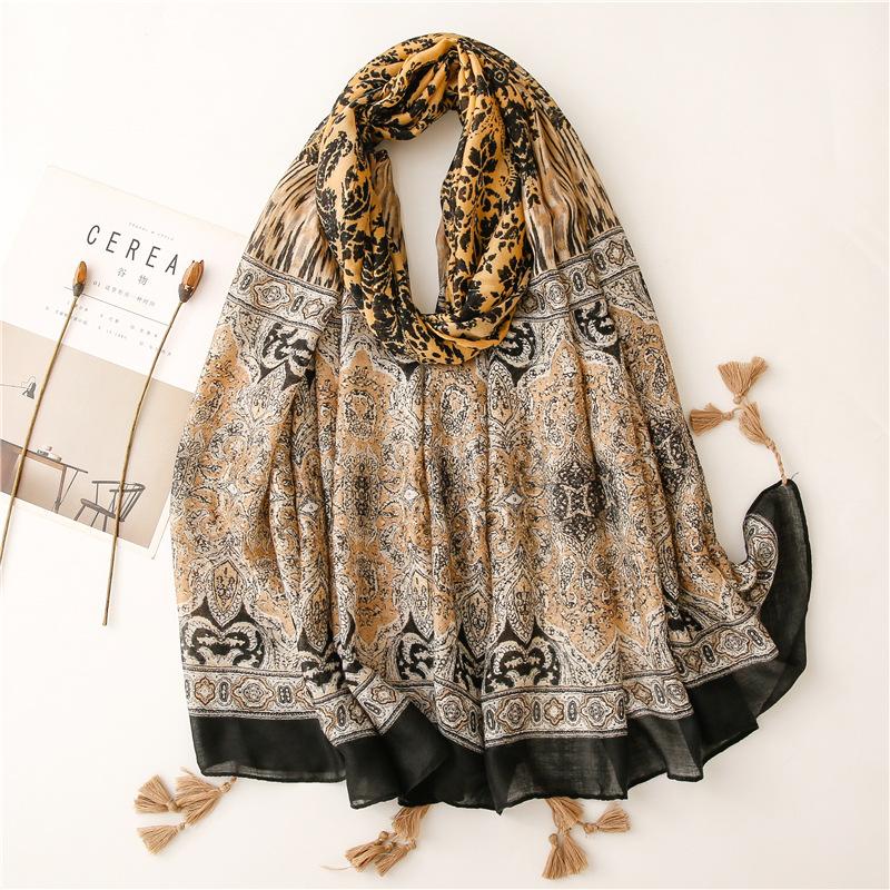 Scarves Cotton Scarf Women Large Shawls Pashmina Hijab Echarpe Design Print Lady Beach Stole Foulard Pareo
Scarves Cotton Scarf Women Large Shawls Pashmina Hijab Echarpe Design Print Lady Beach Stole Foulard Pareo