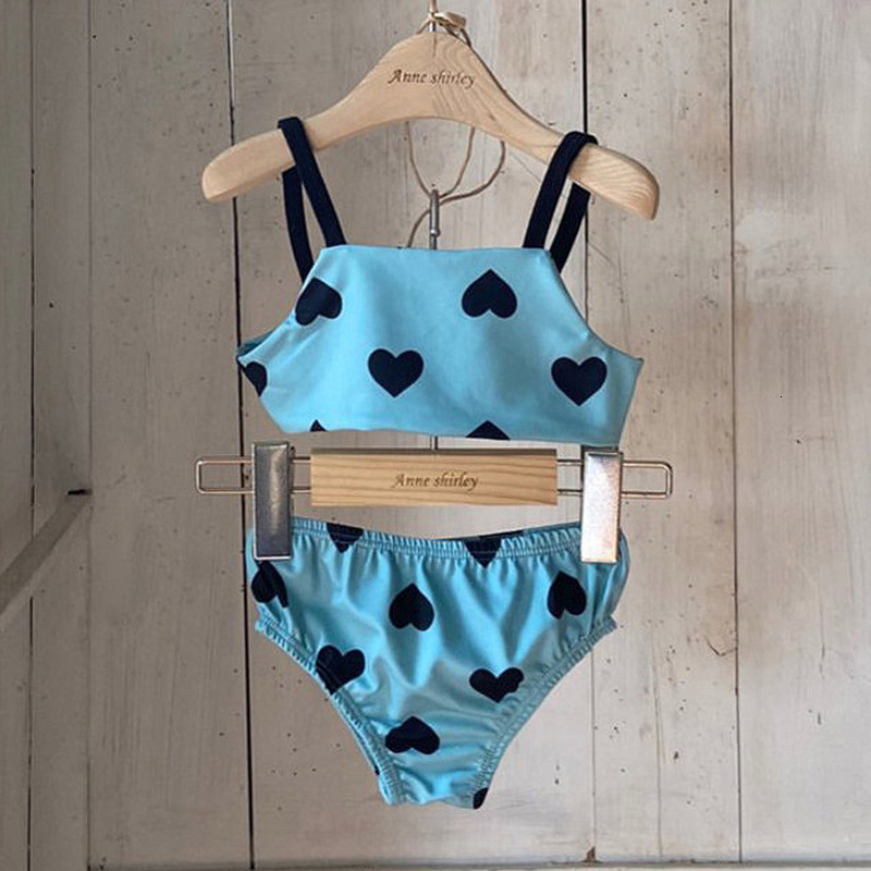Triangle Korean Summer Thin Bikini Baby Split Girls Swimsuit Super Cute